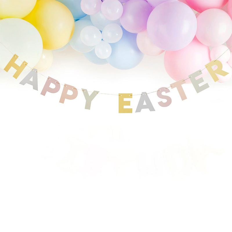 Pastel Happy Easter Banner