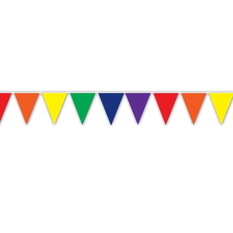 Rainbow Pennant Banner 11 x 12