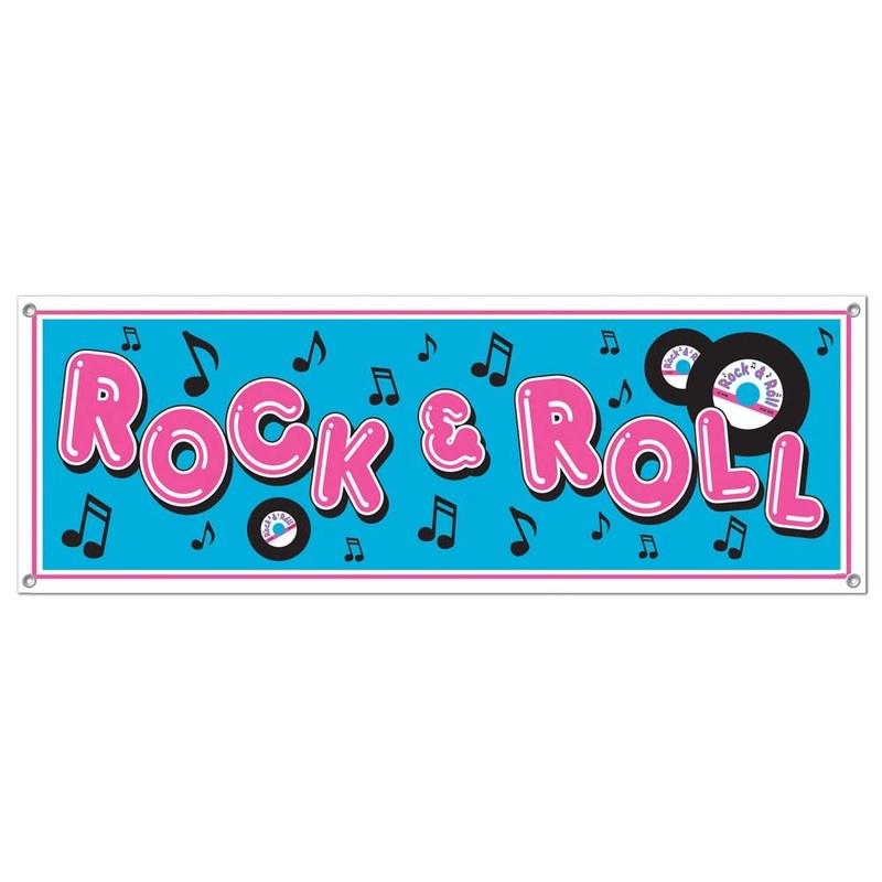 Rock & Roll Sign Banner