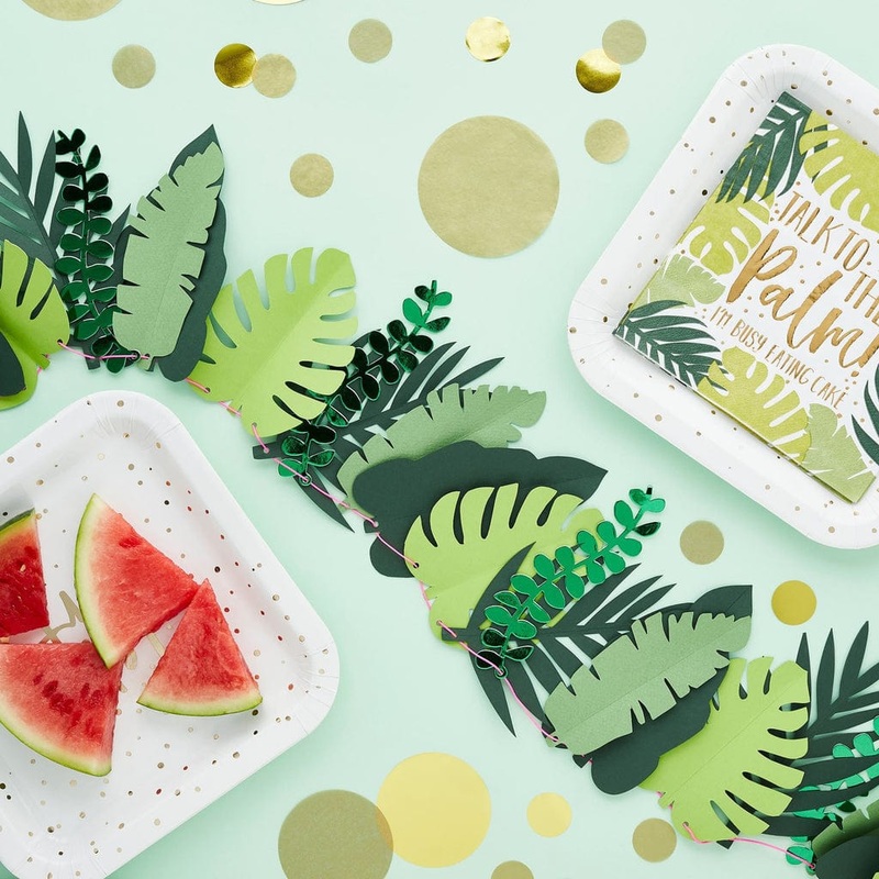 Tropical Party Leaf Garland