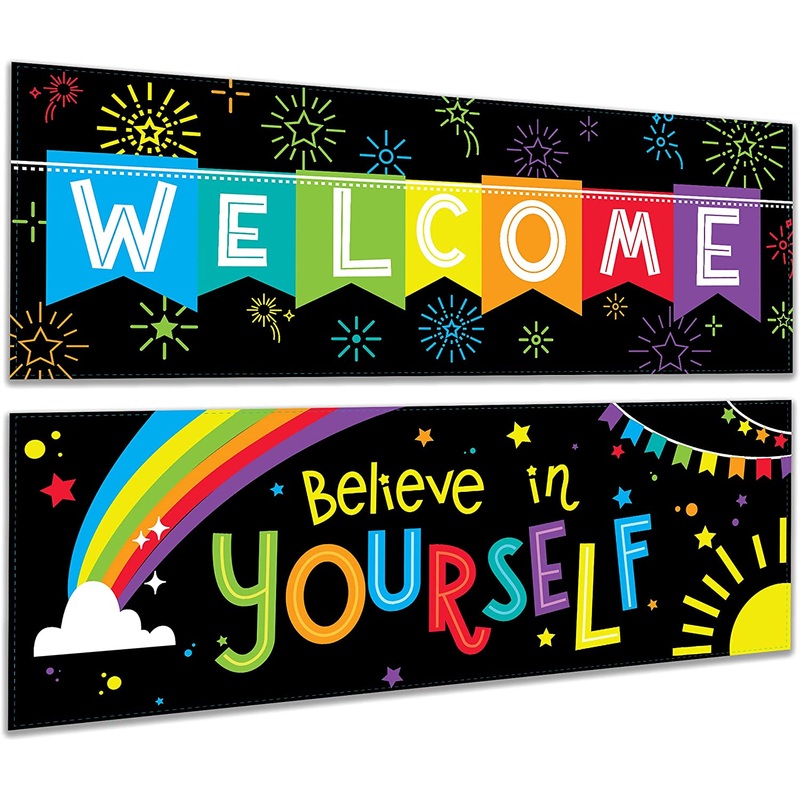 Welcome Banner,  2 pcs