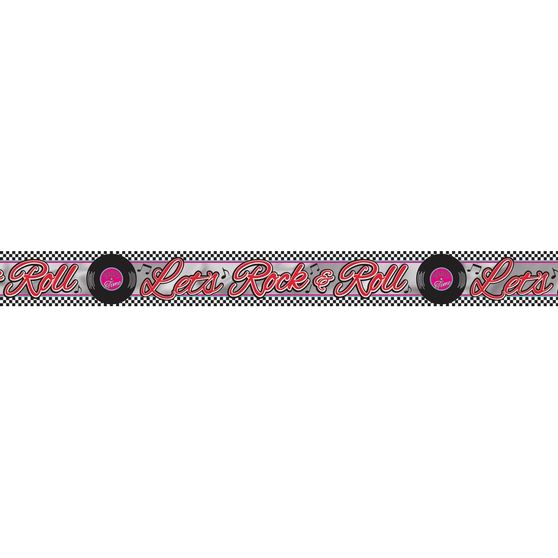 50'S METALLIC BANNER