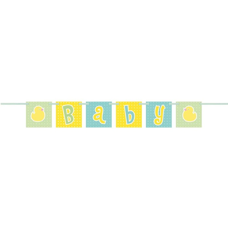 BABY DUCK PENNANT BANNER