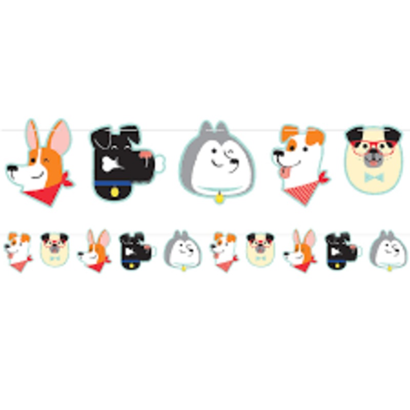 Dog Party Streamer Banner