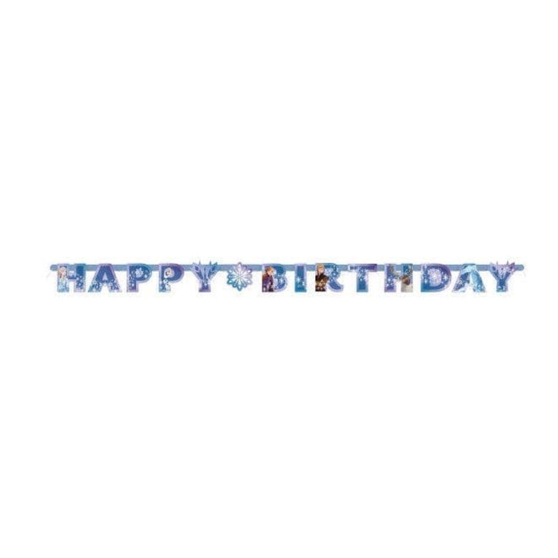 Frozen II Happy Birthday Banner