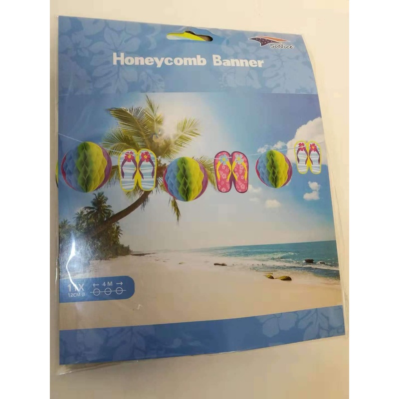 Luau Slippers Banner