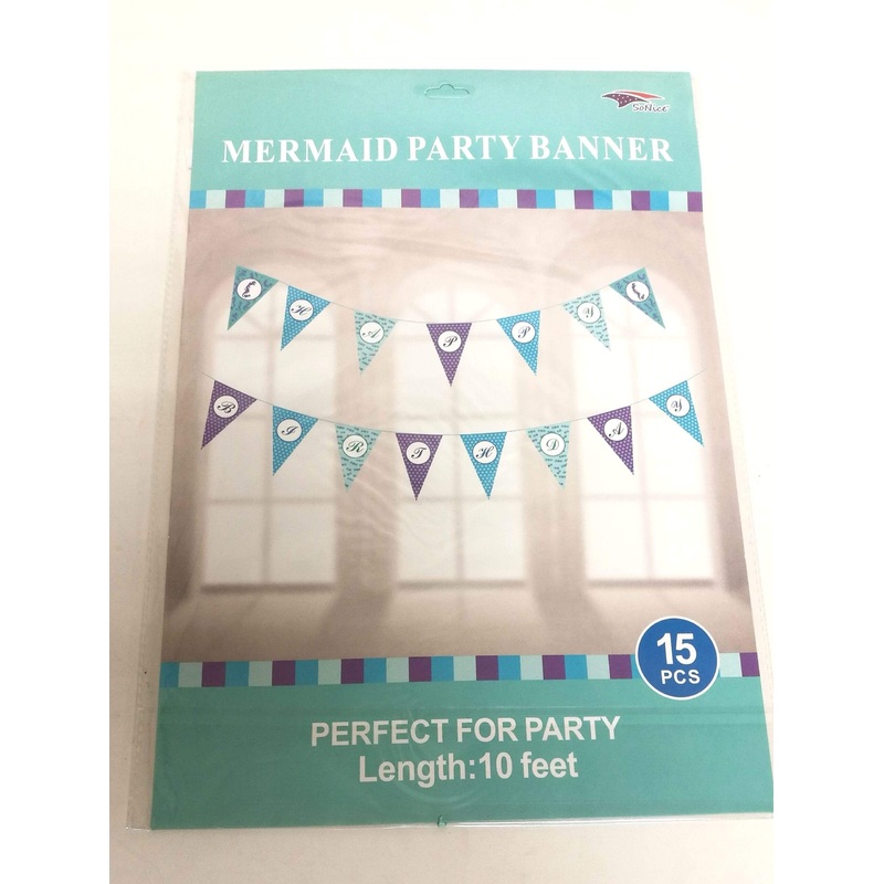Mermaid Pennant Banner