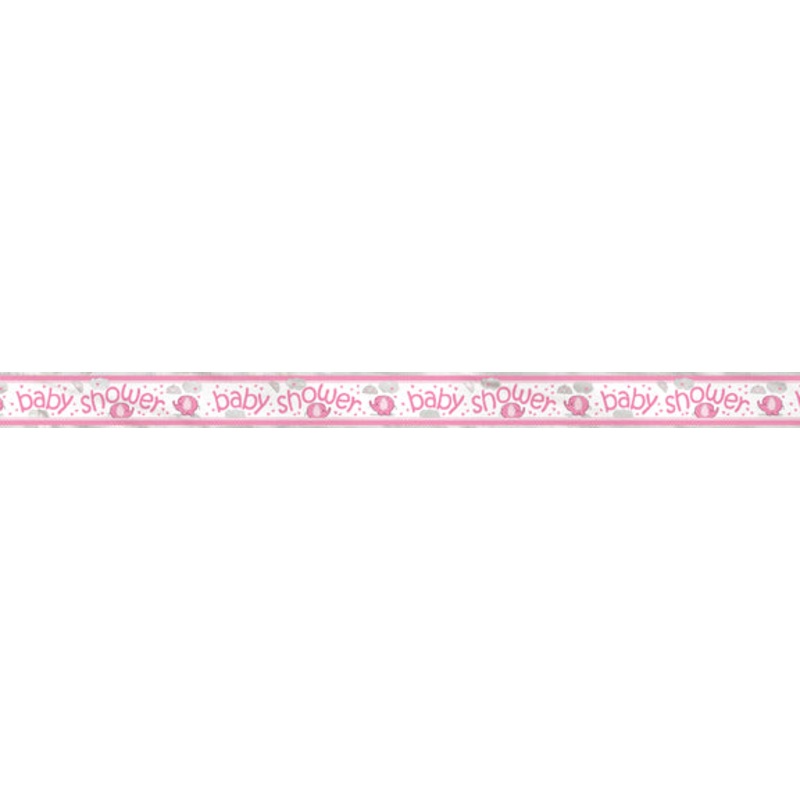 PINK ELEPHANT BANNER MYLAR   12'