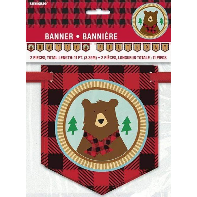 Plaid Lumberjack Banner