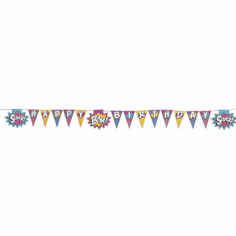 Super Hero Girl Banner