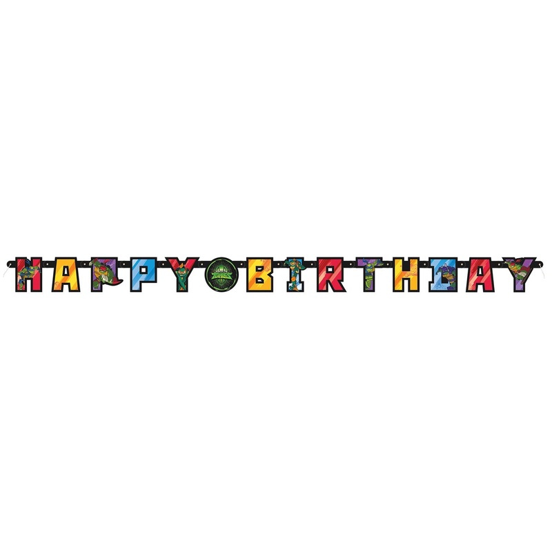 TMNT Happy Birthday Banner