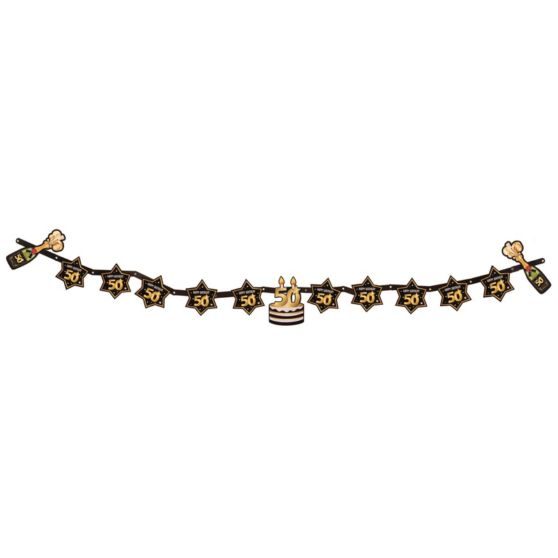 50th Birthday Garland Banner 6ft