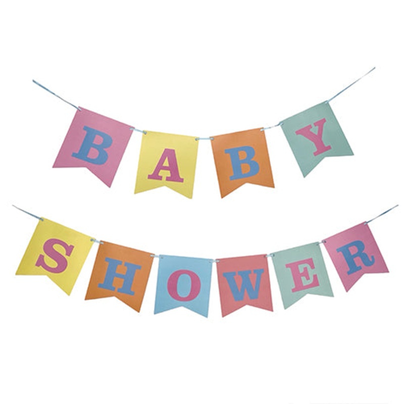 Baby Shower Paper Wall Banner