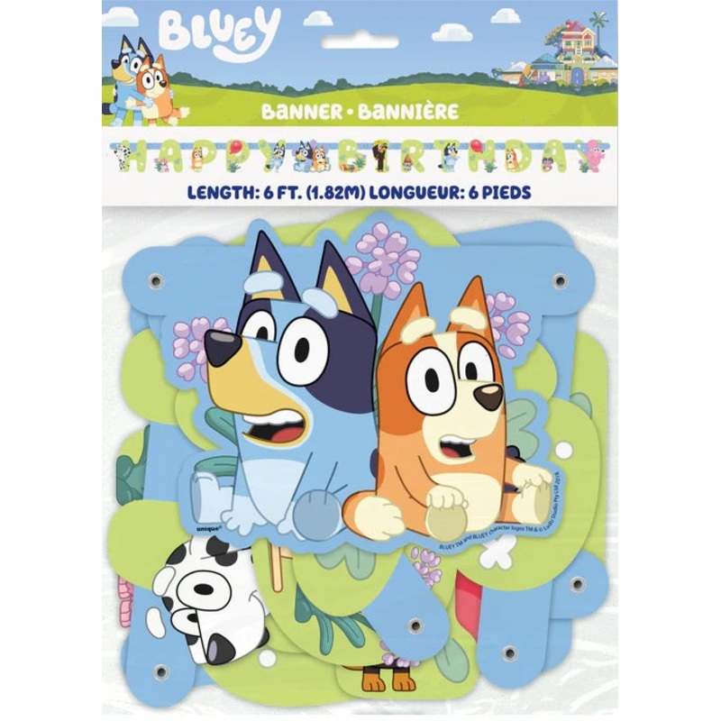 Bluey Birthday Banner 6FT