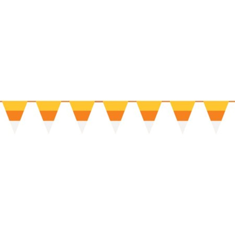 CANDY CORN PENNANT BANNER 14'