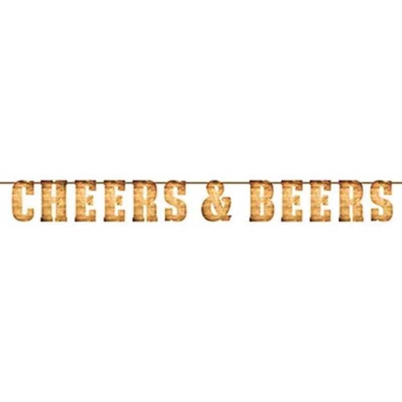 Cheers and Beers Party Banner