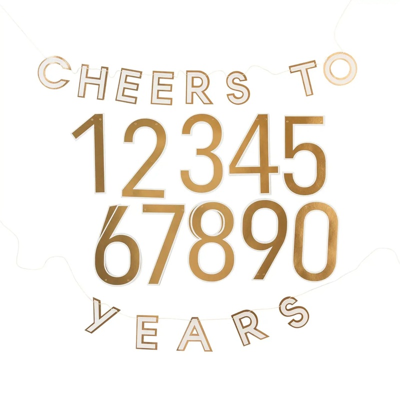 Cheers To Year Banner