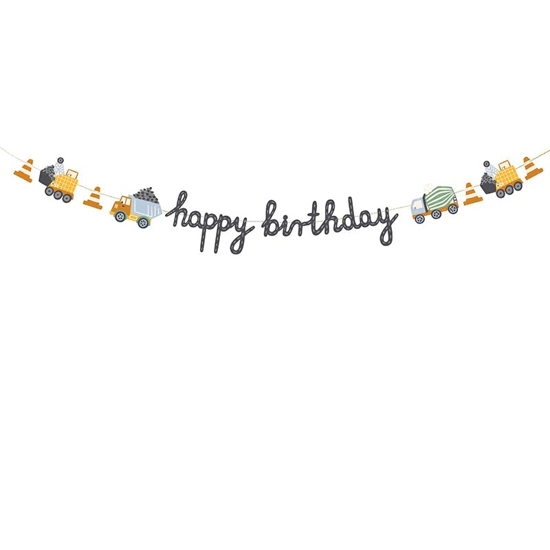 Construction Party Banner