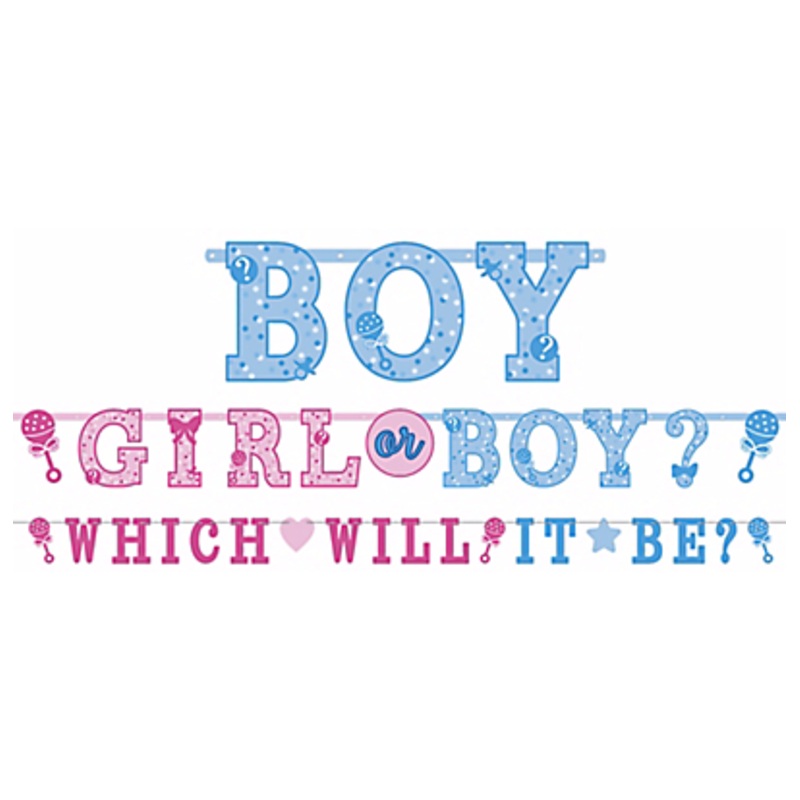 GENDER REVEAL BANNERS 2 PACK