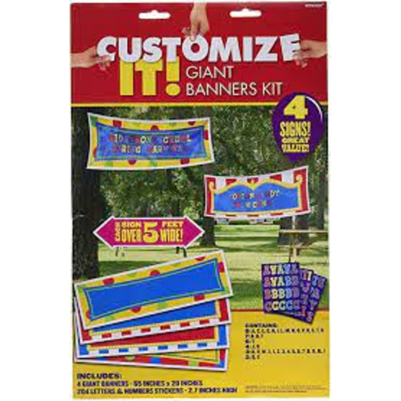 Giant Customizable Banner Kit