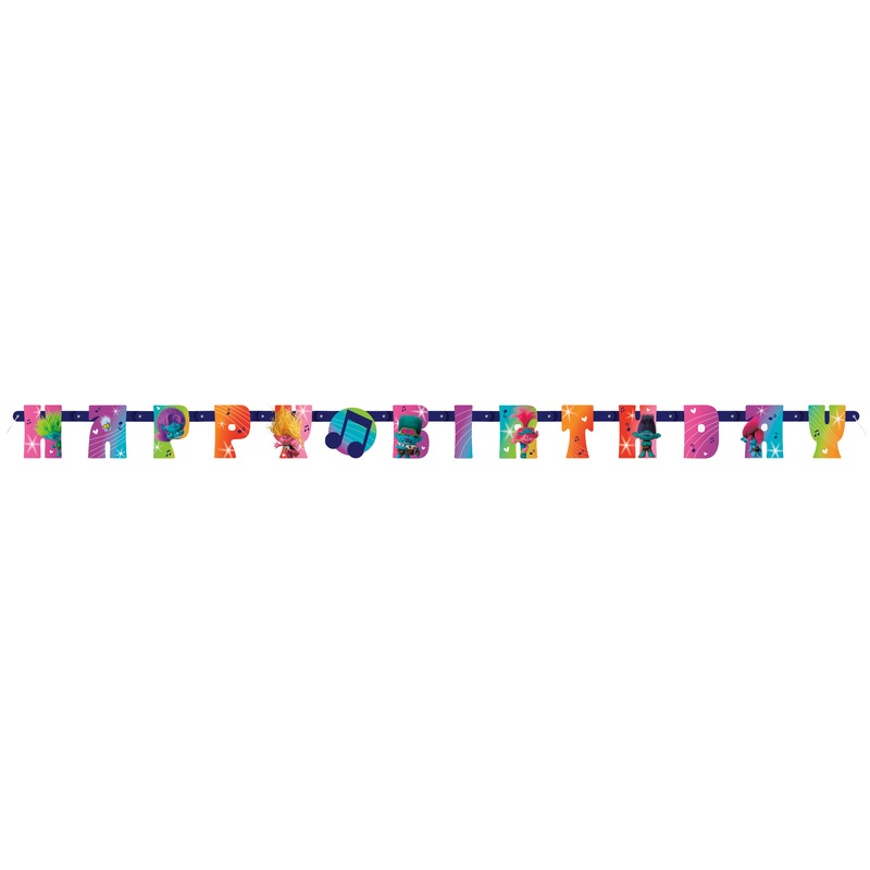 Happy Birthday Banner Trolls