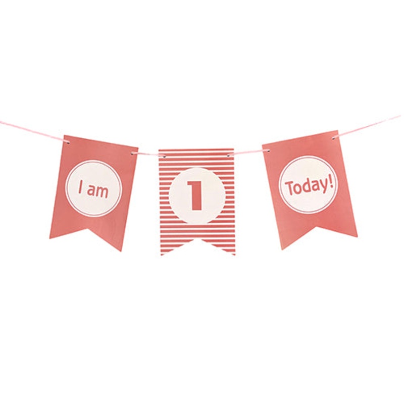 I Am One Today Wall Banner