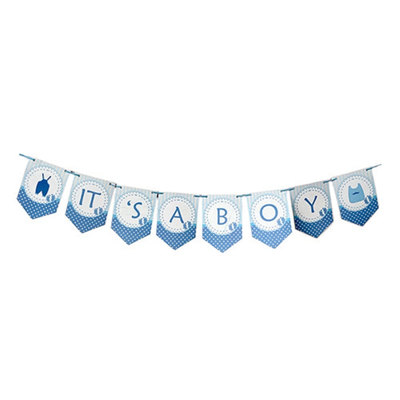 It's a BOY Paper Wall Banner