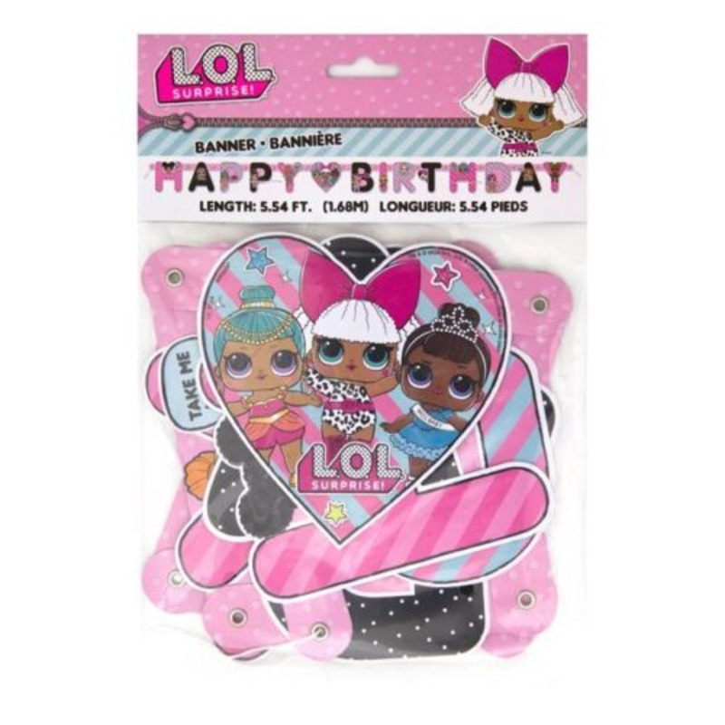 LOL Suprise Birthday Banner