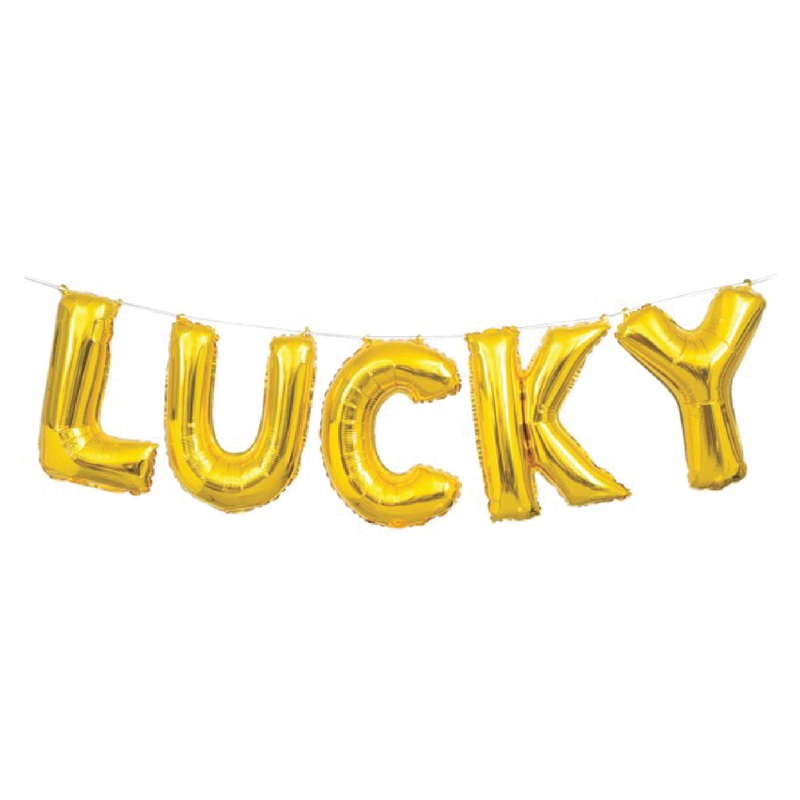 Lucky Balloon Banner