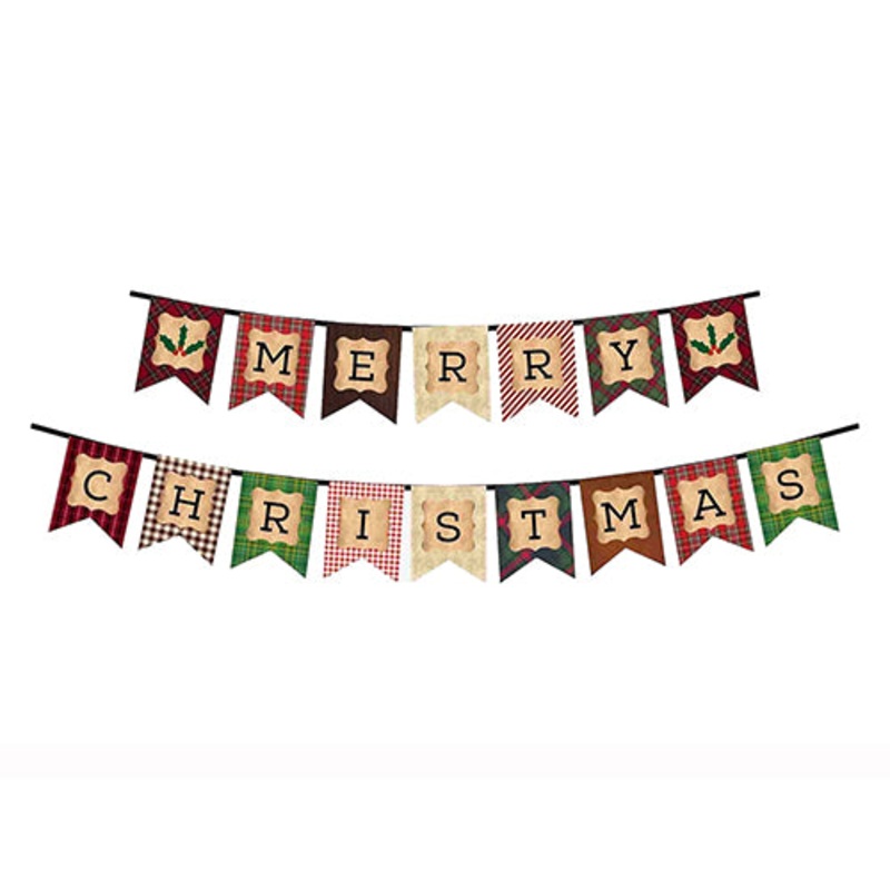 Merry Christmas Paper Banner