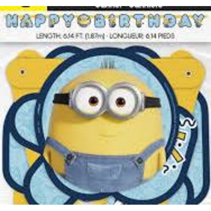 Minions Birthday Banner 6FT