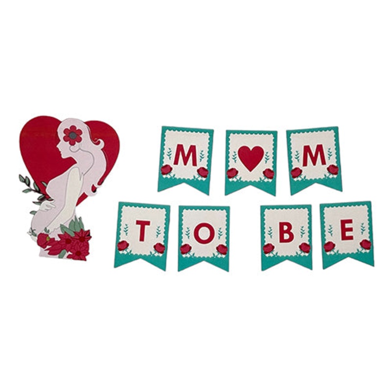 MOM TO BE Wall Banner