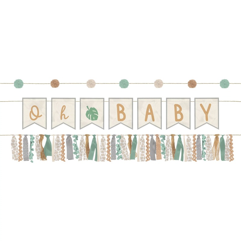 SOFT JUNGLE BANNER SET