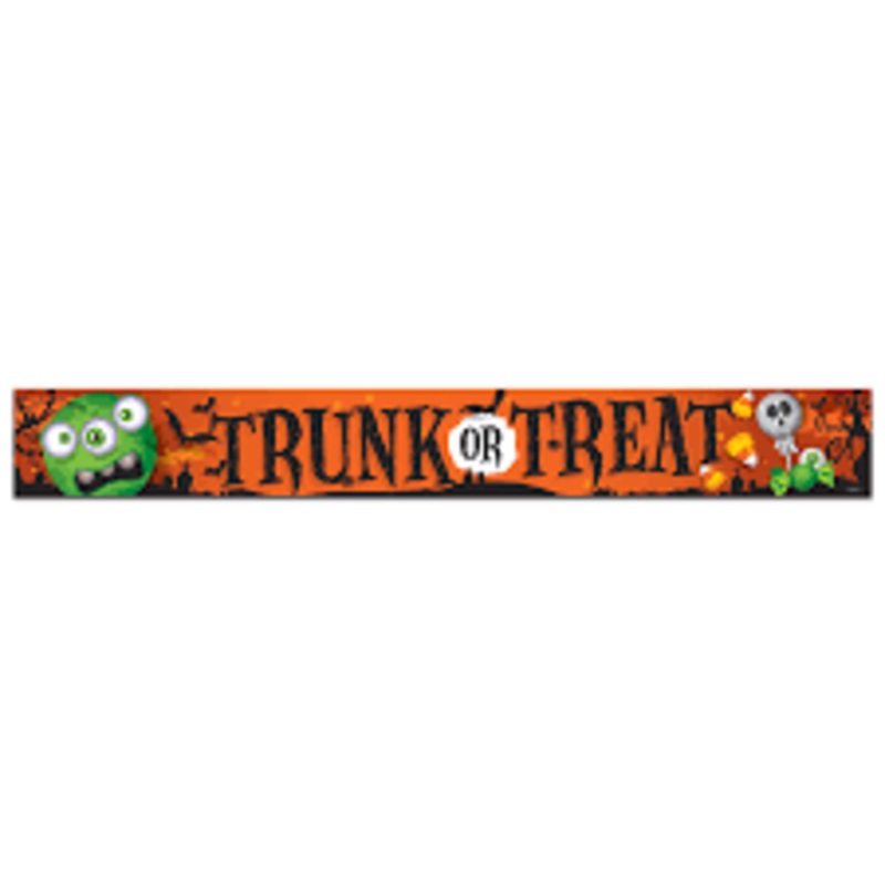 Trunk or Treat Metallic Banner