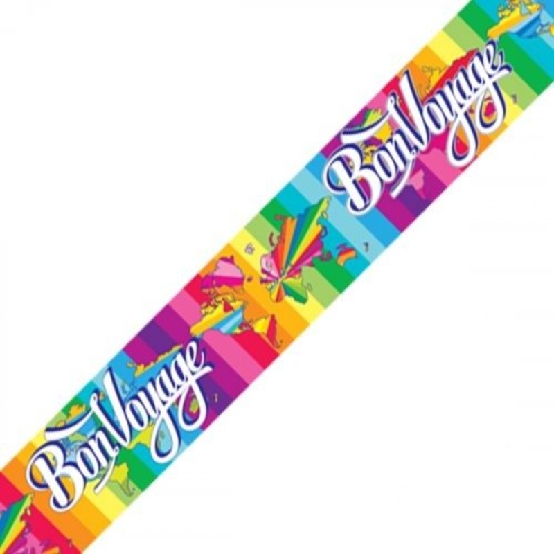 2.7m Bon Voyage Foil Banner