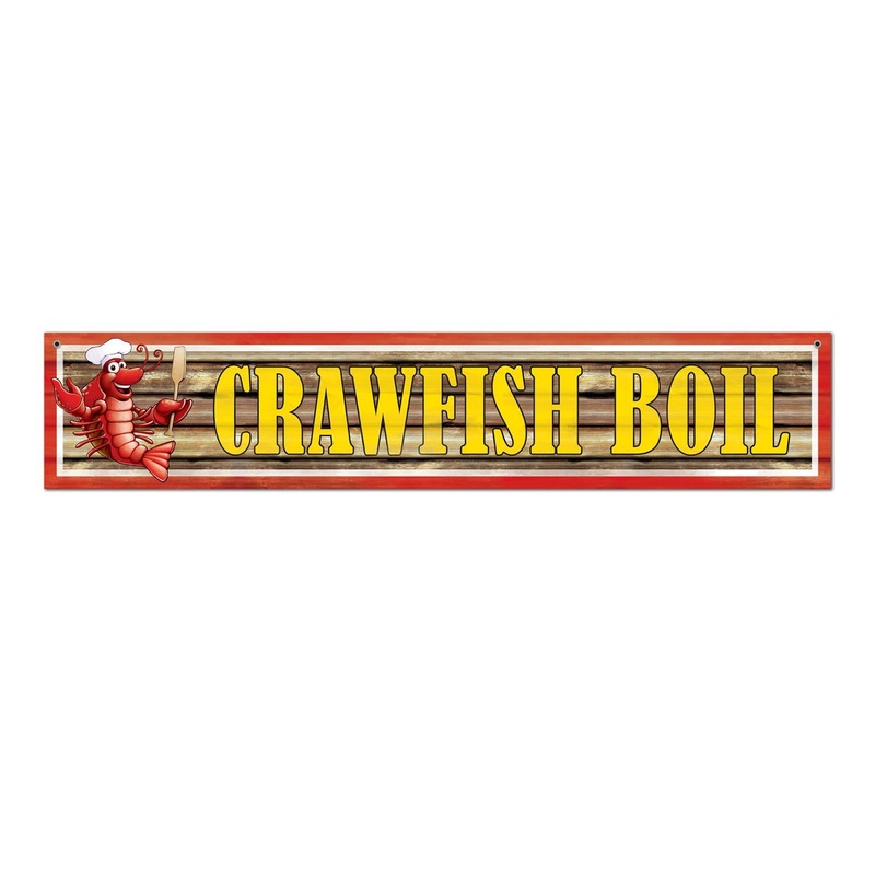 Mardi Gras Crawfish Boil Banner