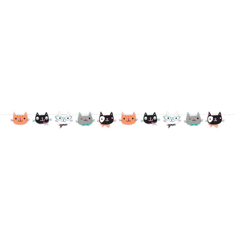 Purrfect Cat Party Banner