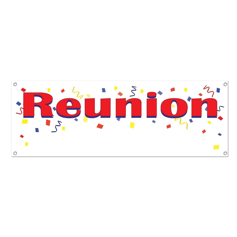 Reunion Party Sign Banner