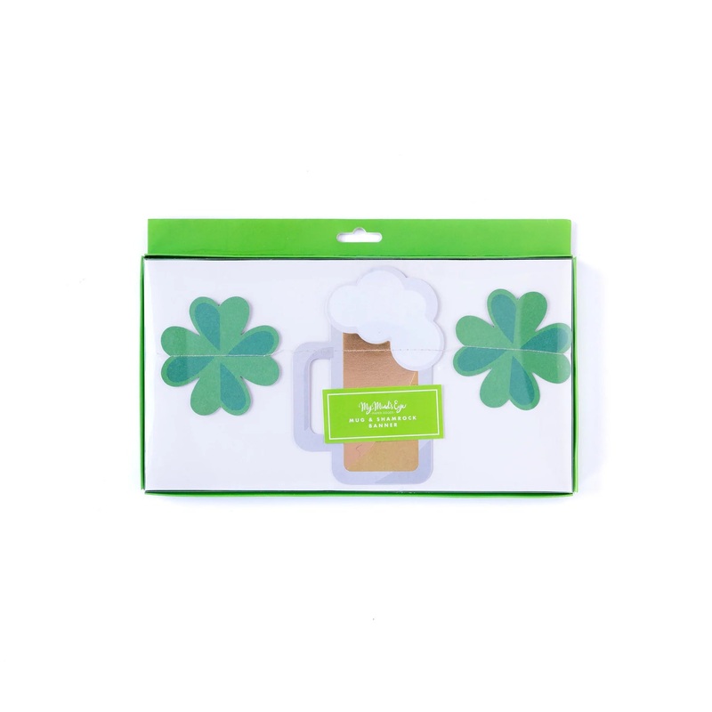 SHAMROCK AND BEER BANNER