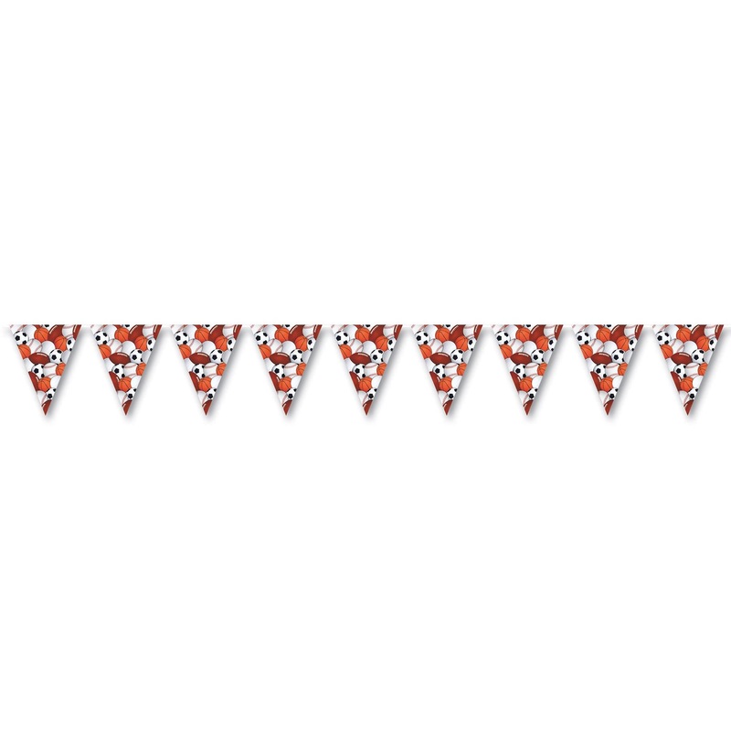 Sports Party Pennant Banner
