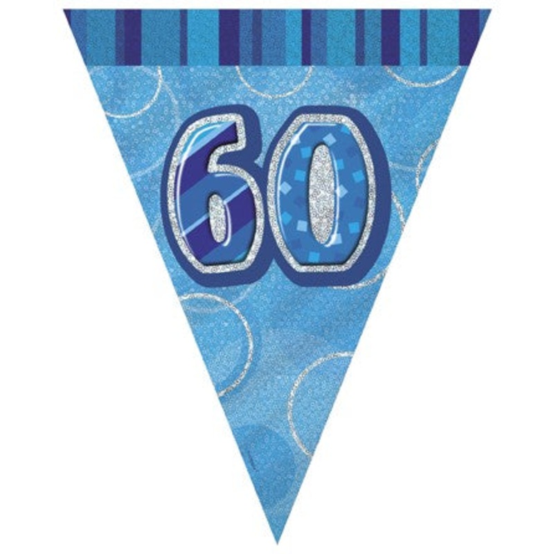 60th Blue Flag Banner
