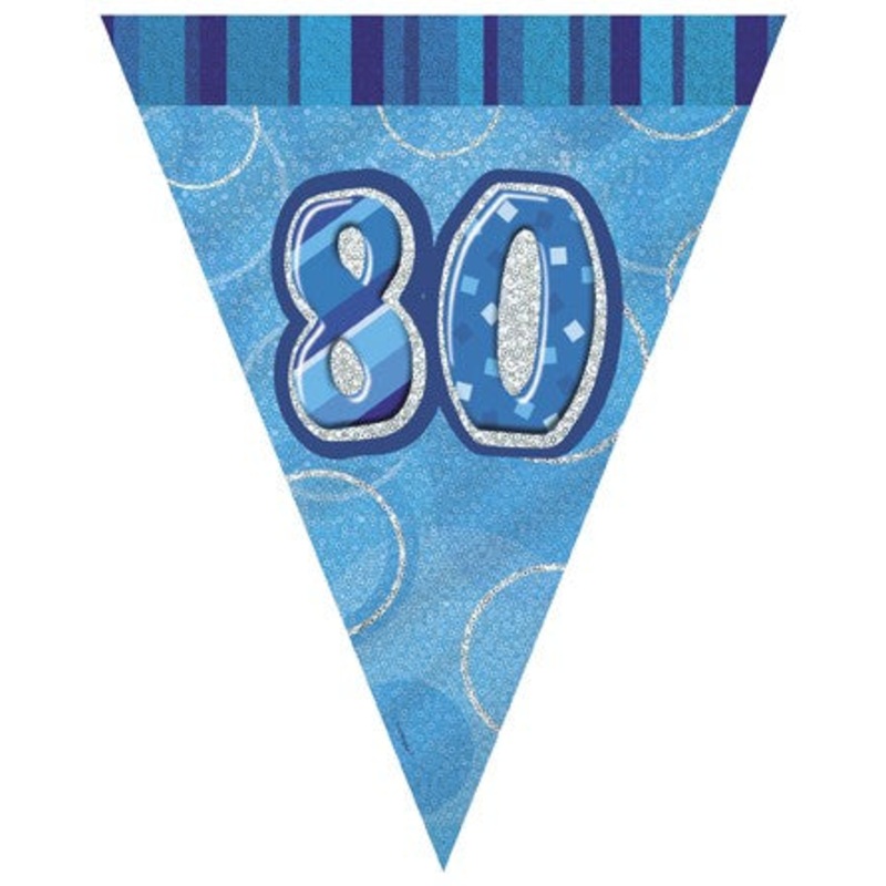 80th Blue Flag Banner
