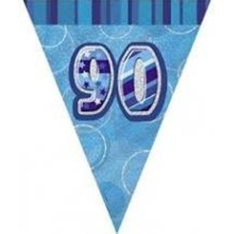 90th Blue Flag Banner