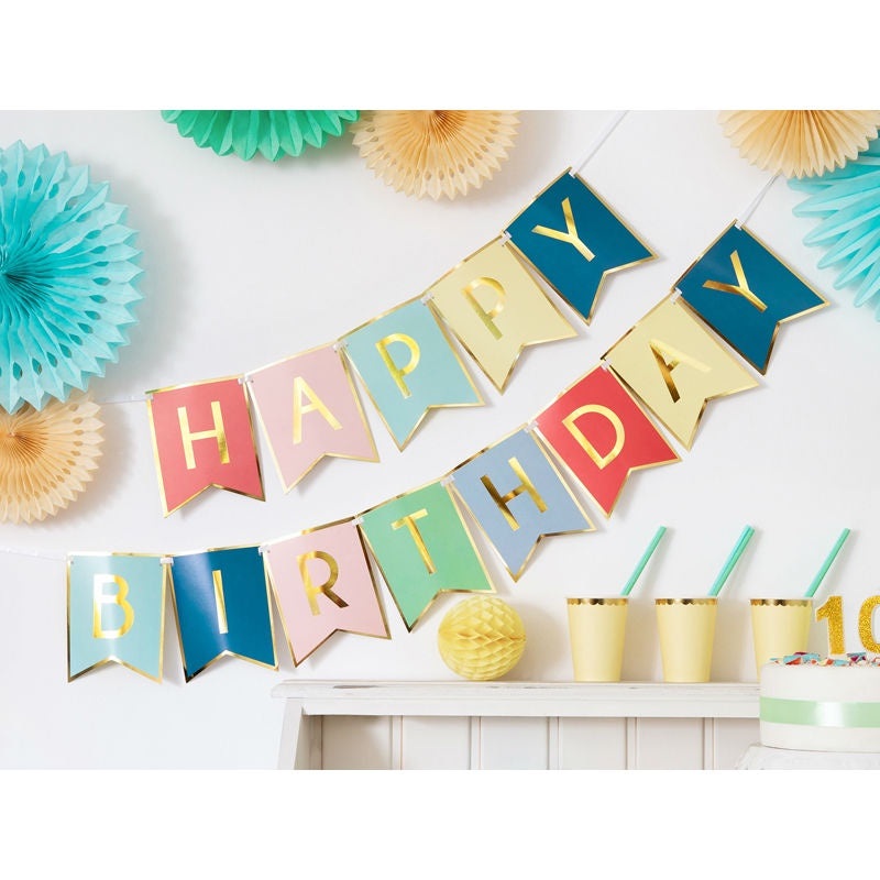 Banner - Happy Birthday - 2.5m