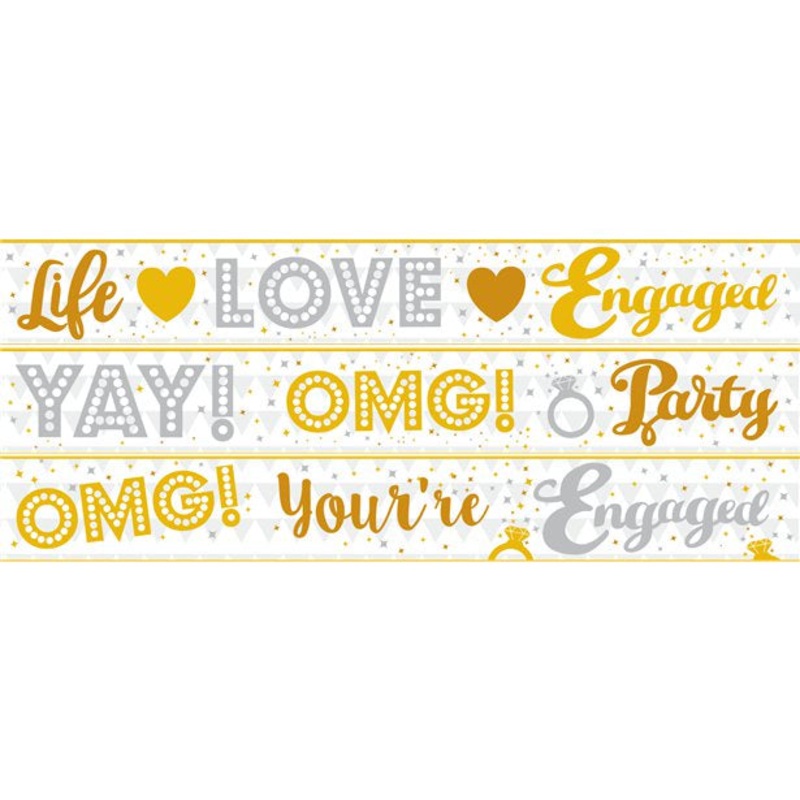 Banner Paper - Engagement 3pk