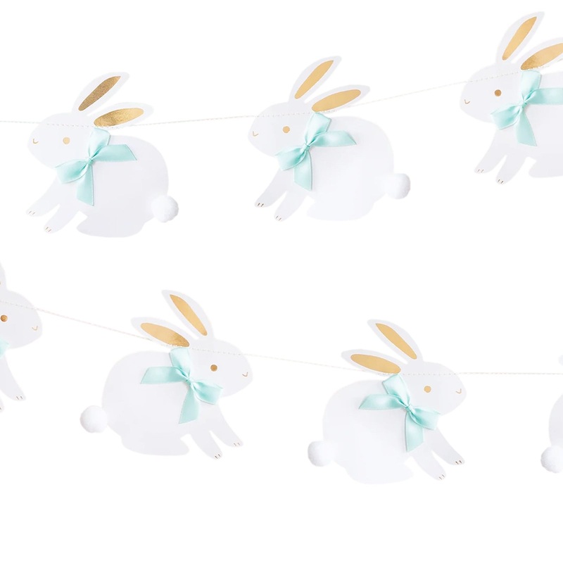 Bunnies With Bows Banner