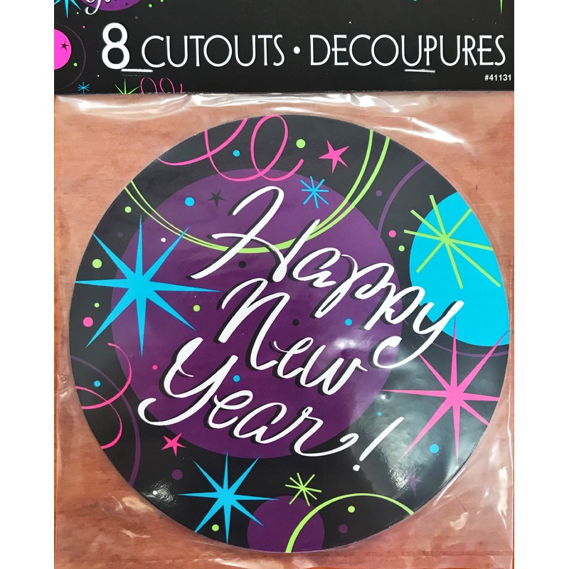 Cutouts Happy New Year