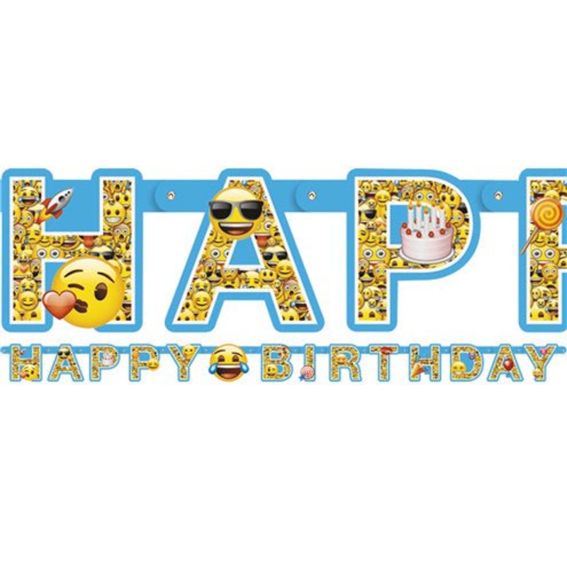 Emoji Birthday Banner