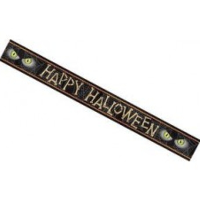 Foil Happy Halloween Banner