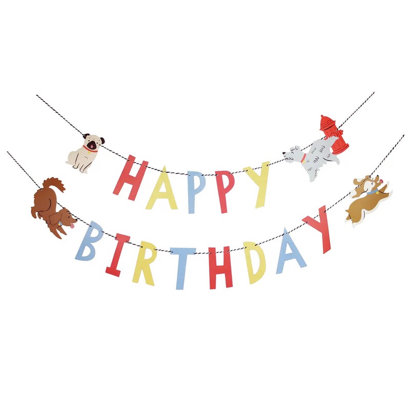 Good Dog Happy Birthday Banner